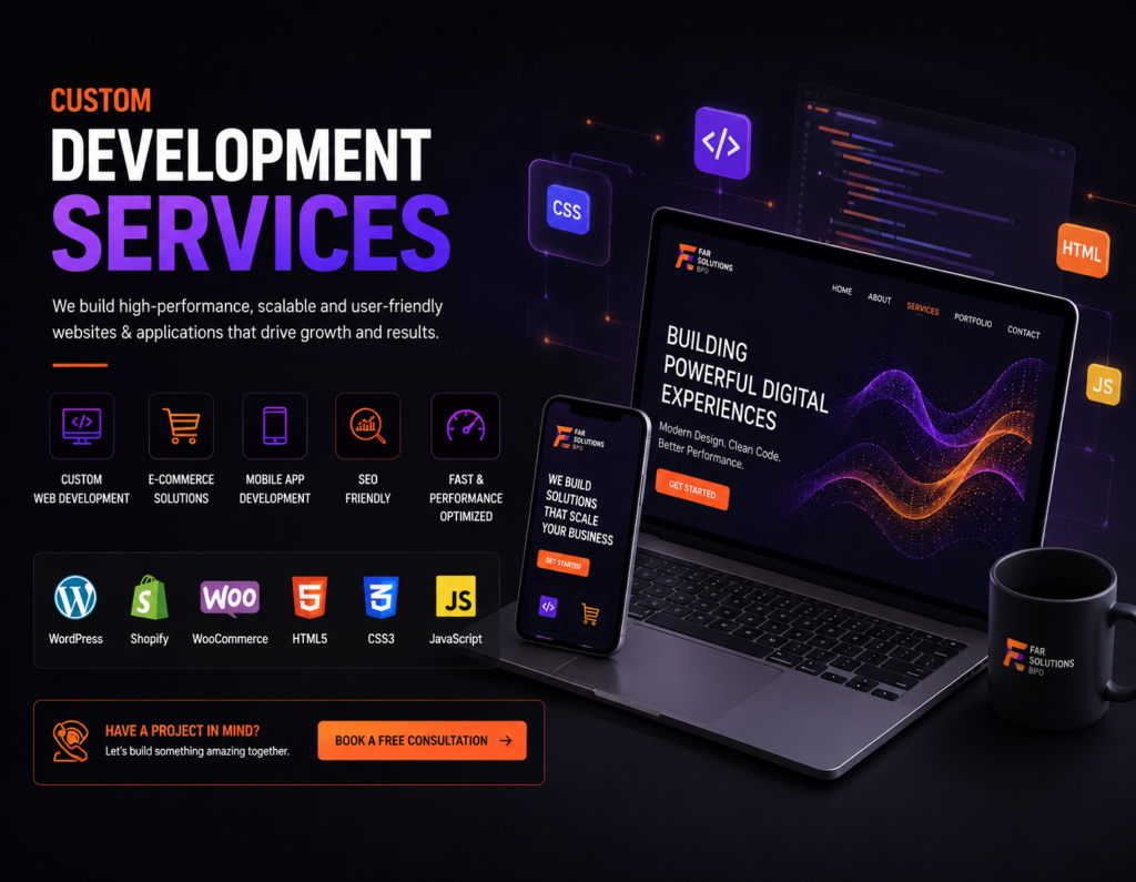 Web development services Farsolutionsbpo